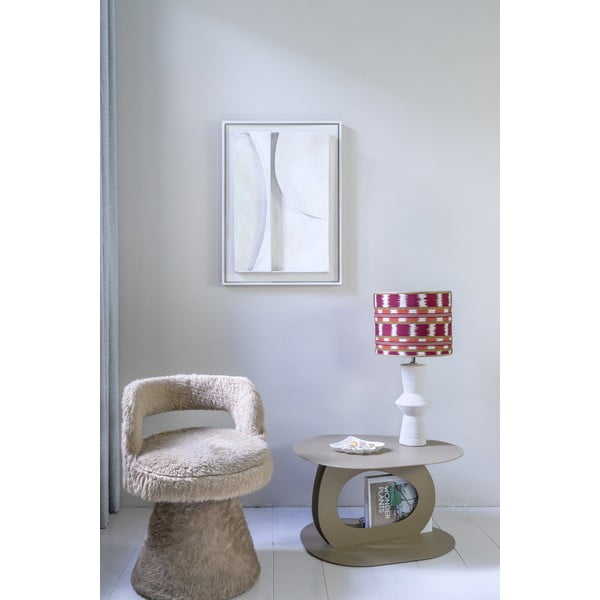 Tavolino da salotto beige in metallo 55x66 cm Tonda – Spinder Design-image-4