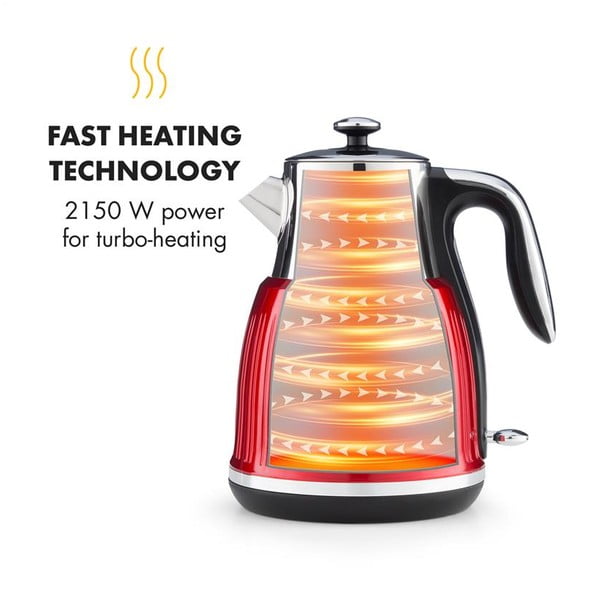 Bollitore rosso Cancan - Klarstein-image-2