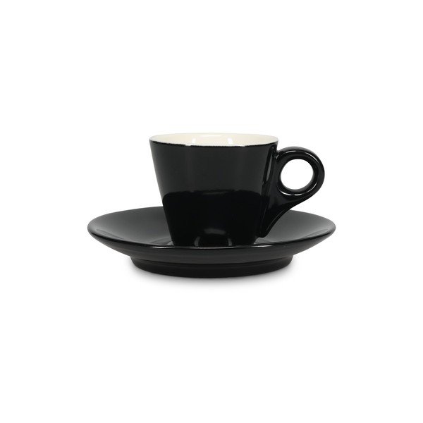 Piattino nero in porcellana ø 12,5 cm Barista – BonBistro-image-3