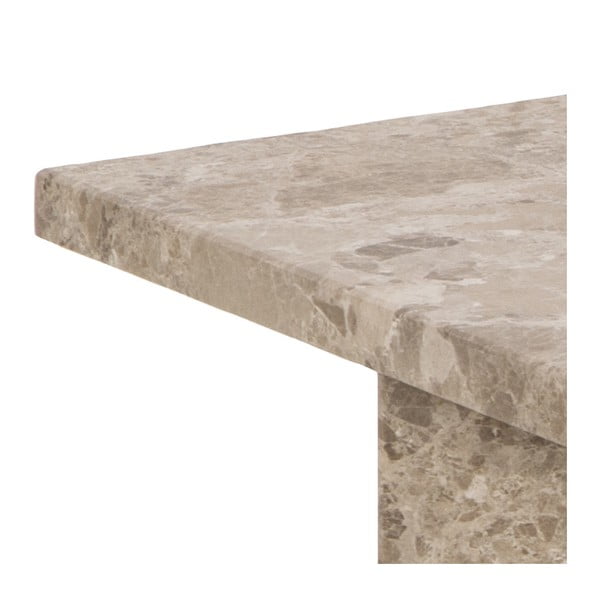 Tavolino in marmo beige 90x90 cm Vega - Actona-image-4
