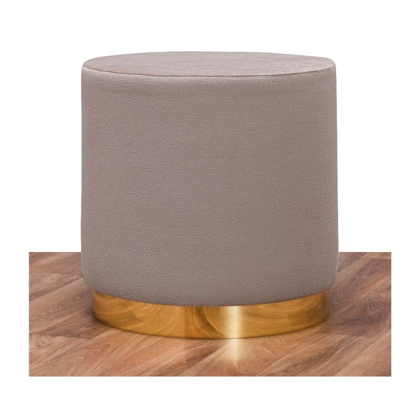 Pouf Sarah bianco crema - Balcab Home-image-1