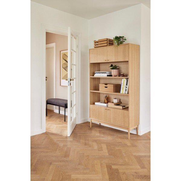 Libreria in rovere naturale 100x170 cm Prime - Hübsch-image-1