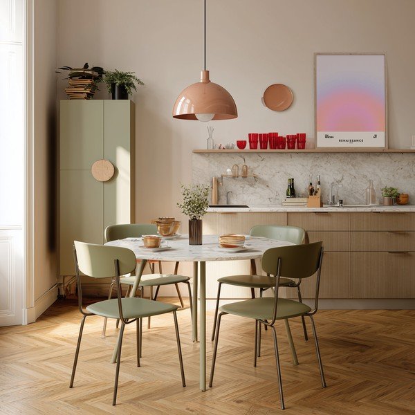 Dipinto stampato con cornice inclusa 50x70 cm Soft Nuances – Styler-image-2