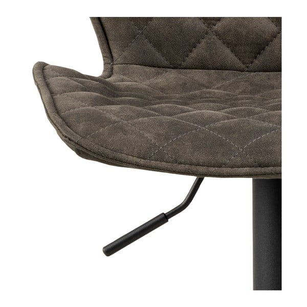 Set di 2 sgabelli girevoli da bar verde scuro 116 cm Naomi - Actona-image-4