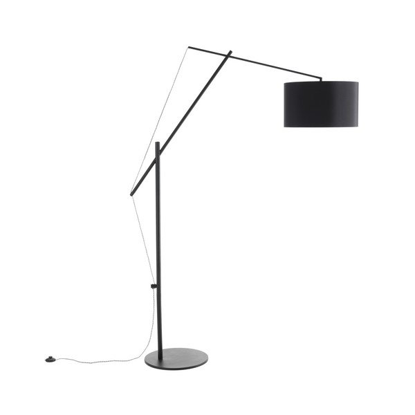Lampada da terra nera Gear - Tomasucci