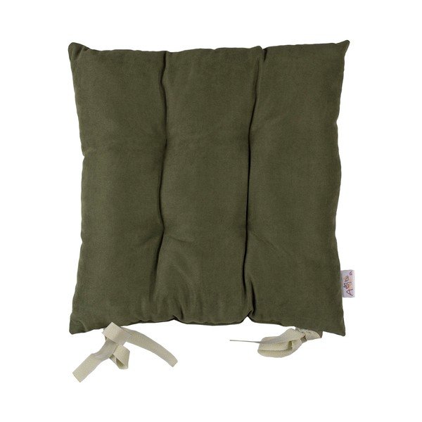 Cuscino per sedia cachi scuro Collezione Plain, 43 x 43 cm Honey - Mike & Co. NEW YORK