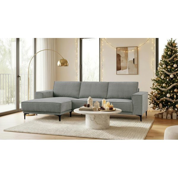 Divano angolare in grigio scuro (con penisola a sinistra) Copenhagen – Scandic-image-2