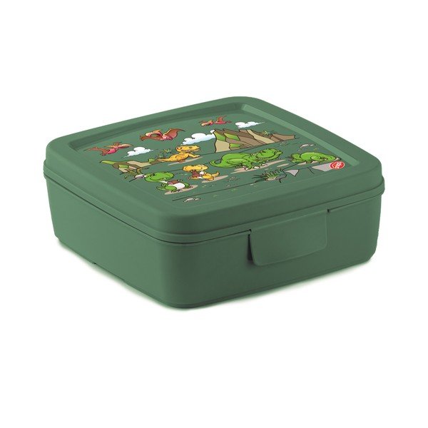 Portapranzo per bambini verde Dinosaur – Snips