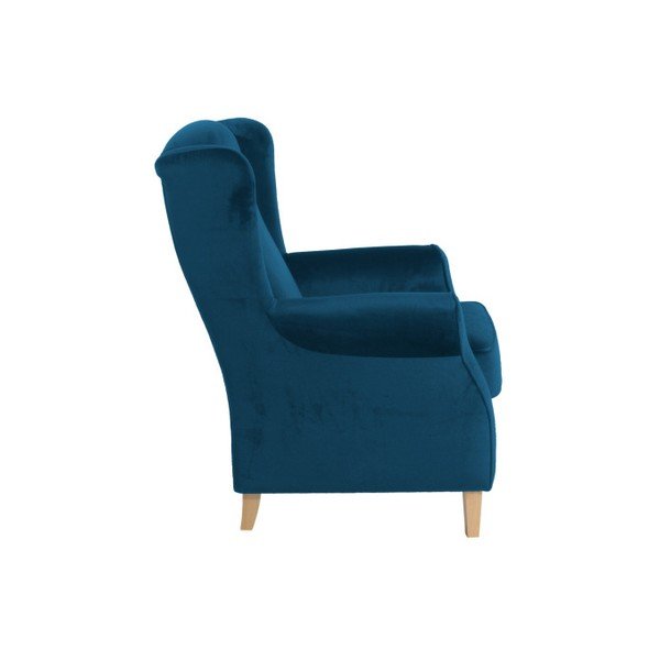 Poltrona Lorris Velour Petrol - Max Winzer-image-1