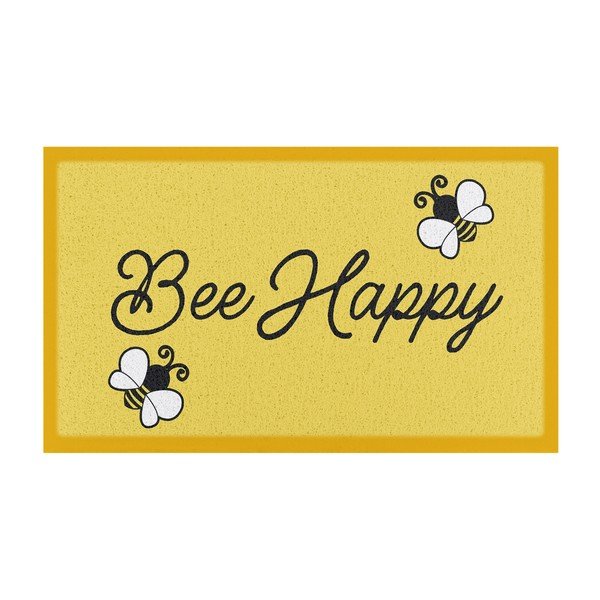 Zerbino in plastica riciclata 60x90 cm Bee Happy – Artsy Doormats-image-2