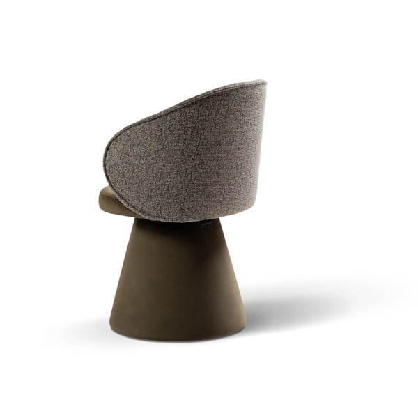 Poltrona verde scuro con rivestimento in velluto Inez – Micadoni -image-4