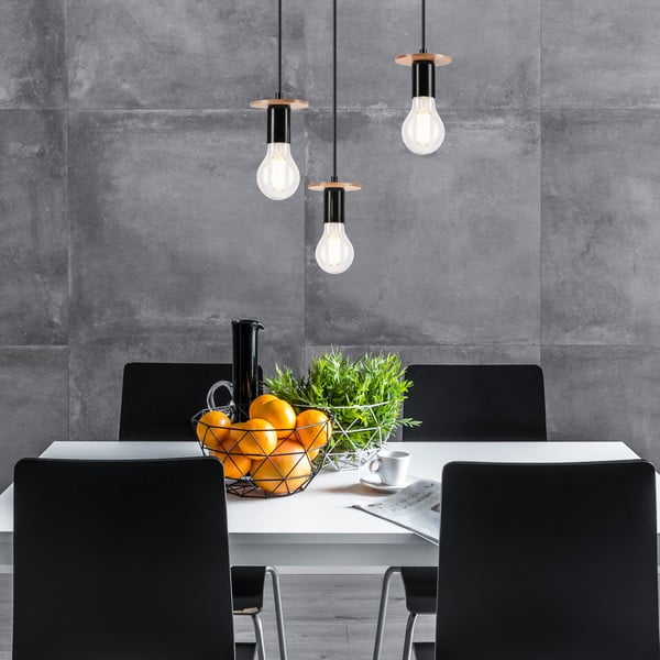 Lampadario nero Angelina – LAMKUR-image-2