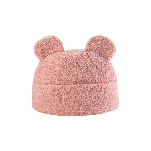 Cuscino per divano da bambini rosa con rivestimento in bouclé Teddy Pouch – Wigiwama