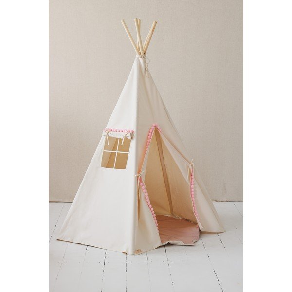 Tenda teepee per bambini Fluffy Pompoms - Moi Mili-image-4