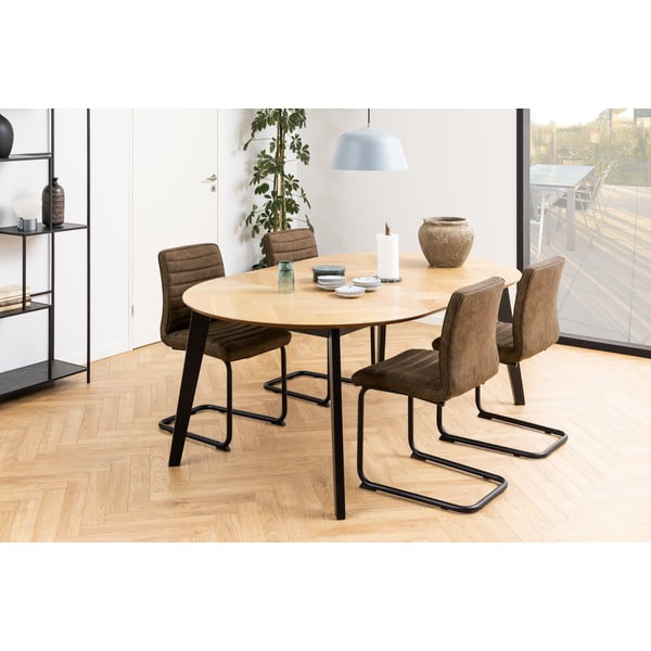 Sedia da pranzo marrone Zola - Actona-image-1