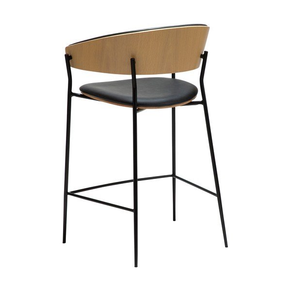 Sgabello da bar nero (altezza della seduta 63,5 cm) Crib – DAN-FORM Denmark-image-3