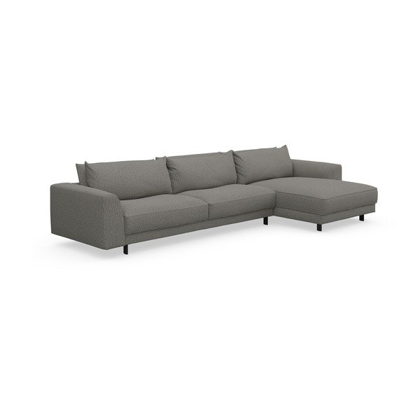 Divano angolare variabile grigio Samba - Furninova-image-2