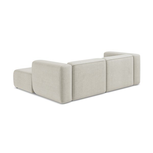Divano angolare beige (con penisola a destra/con chaise lounge) Ekahi – Makamii-image-4