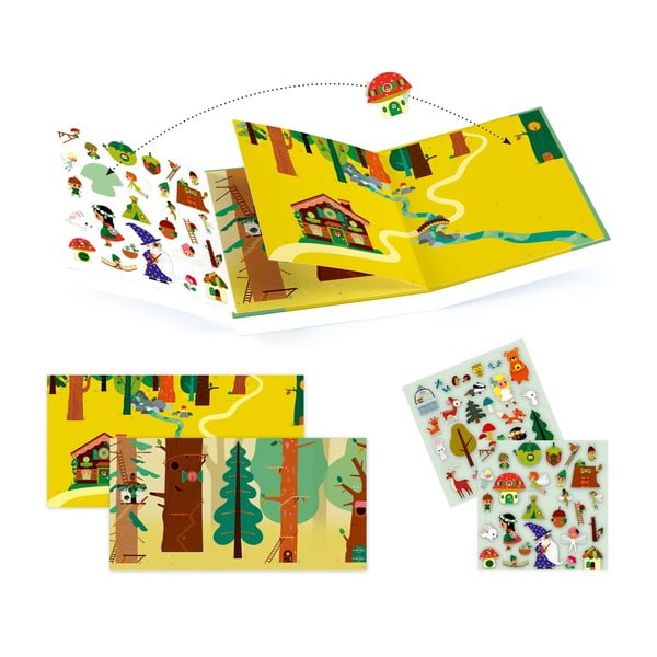 Set creativo Forest Sticker Story - Djeco