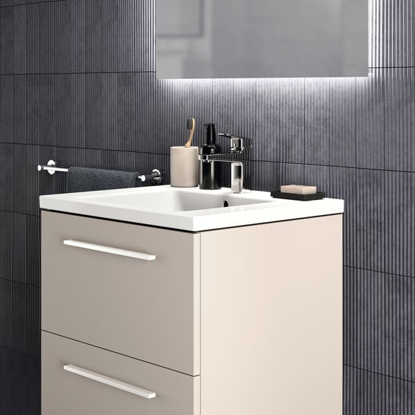 Mobile per lavabo color crema a sospensione 60x63 cm i.Life B - Ideal Standard-image-4