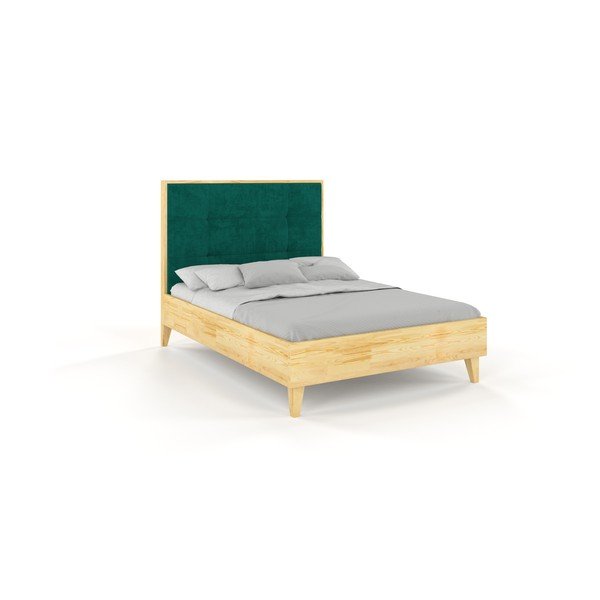 Letto matrimoniale in legno di pino , 140 x 200 cm Frida - Skandica
