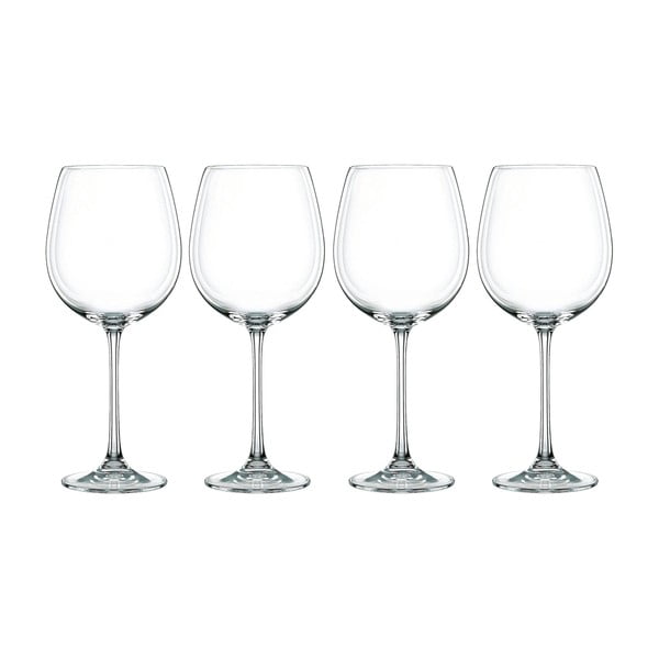 Set di 4 bicchieri di cristallo Premium Bordeaux Set, 727 ml Vivendi - Nachtmann