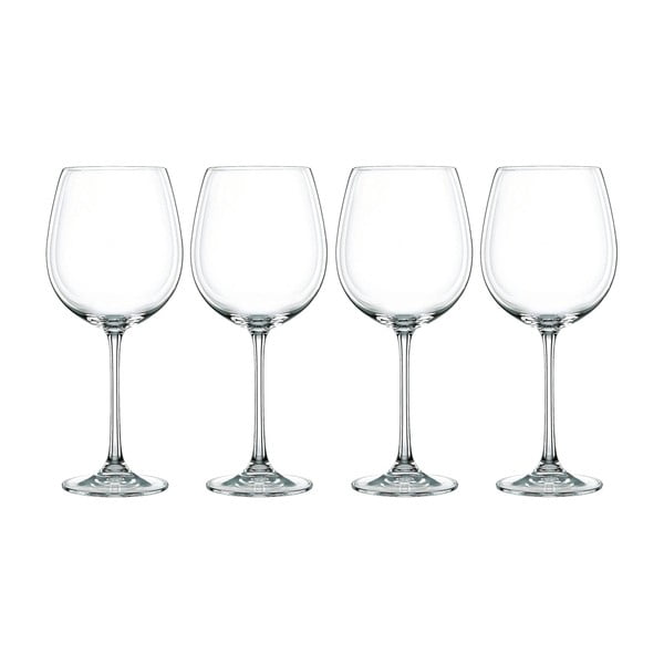 Set di 4 bicchieri di cristallo Premium Bordeaux Set, 727 ml Vivendi - Nachtmann