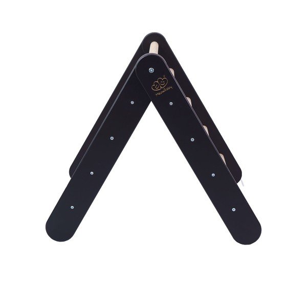Pikler triangolo montessori nero in pino massiccio 60x60x60 cm Montessori – Meowbaby-image-3