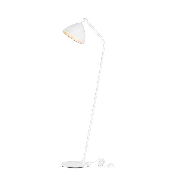 Lampada da terra bianca Dagmar Uno Floor White, altezza 1,45 m - Markslöjd