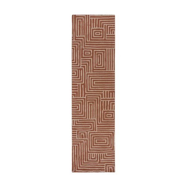Passatoia color terracotta 80x300 cm Kylo – Flair Rugs