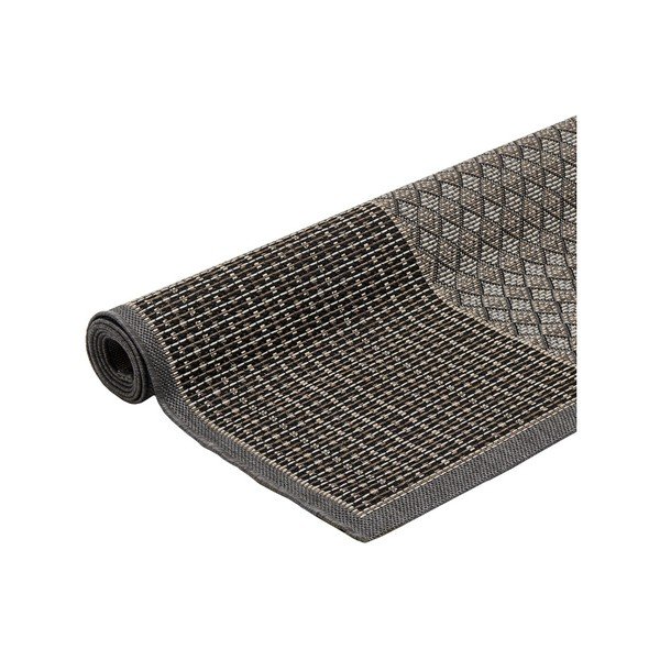 Tappeto grigio altamente resistente per esterni Webtappeti Quadrotta, 133 x 190 cm - Floorita-image-4