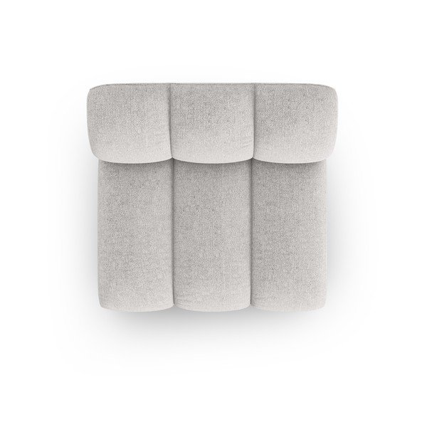 Divano componibile in grigio chiaro (solo con parte centrale) Lupine – Micadoni Home-image-3