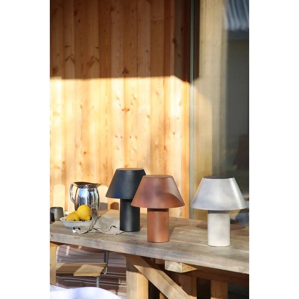Illuminazione esterna LED con alimentazione a pannelli solari/con ricarica USB con intensità regolabile da tavolo  ø 25 cm Vivo – Markslöjd-image-4