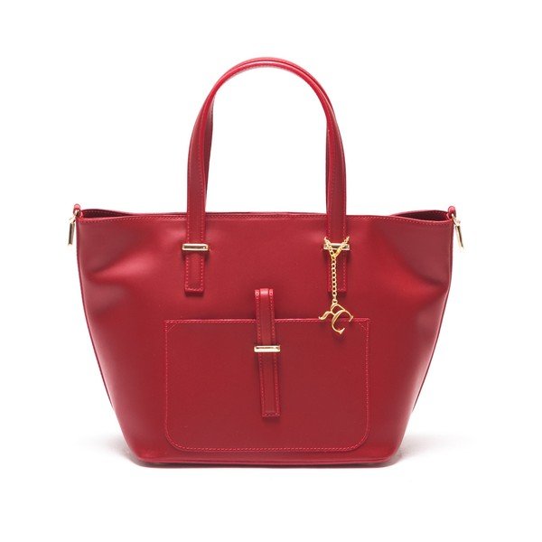 Kožená kabelka Thier 3005 Rosso