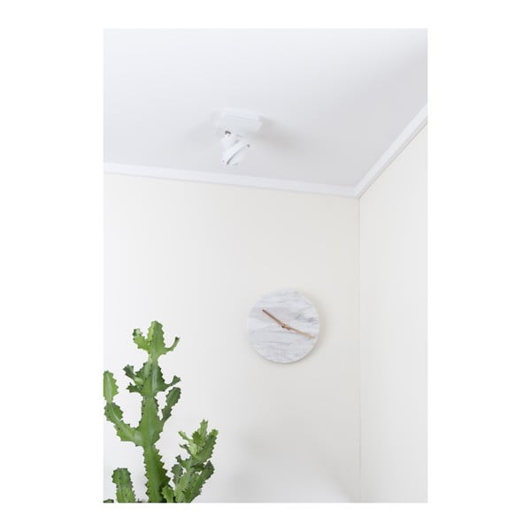 Orologio da parete in marmo bianco - Zuiver-image-2