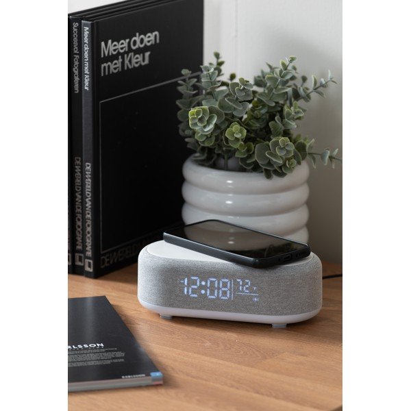 Sveglia digitale con ricarica wireless Vogue – Karlsson-image-1