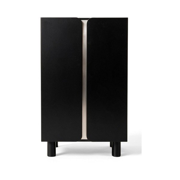Armadietto nero 80x137x40 cm Toledo – MOME