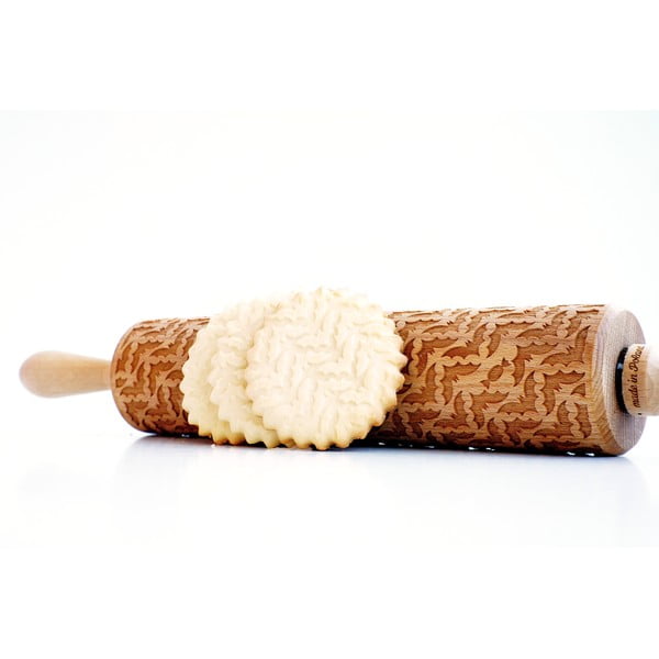Rullo per pasta in legno goffrato Bats - Valek-image-2