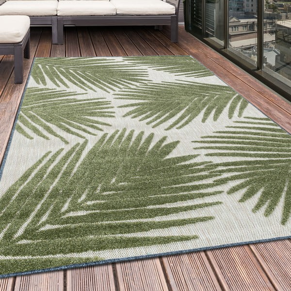 Passatoia verde per esterni 80x250 cm Bahama - Ayyildiz Carpets-image-1