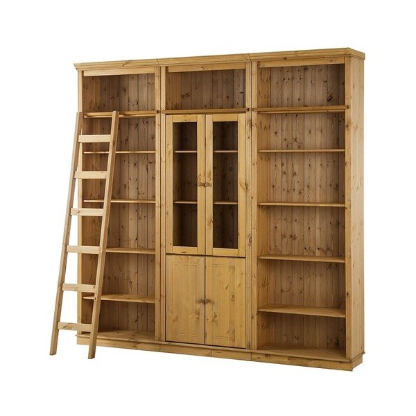 Libreria in legno di pino naturale Annabelle Dee - Støraa
