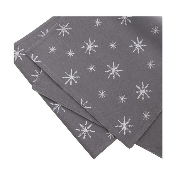 Runner da tavola in cotone con motivo natalizio 32x130 cm - Orion-image-2