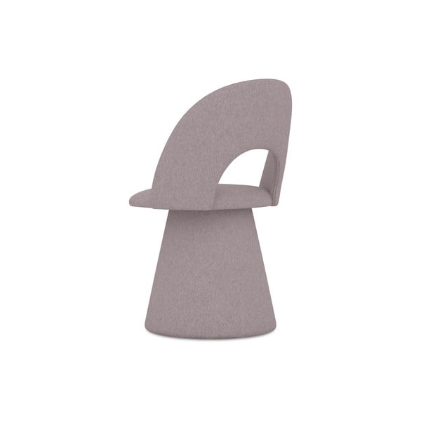 Sedia da pranzo lavanda in imbottito Kalo – Makamii-image-4