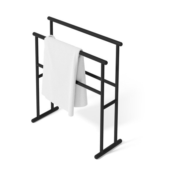 Portasciugamani in rovere nero Yoku - Wireworks