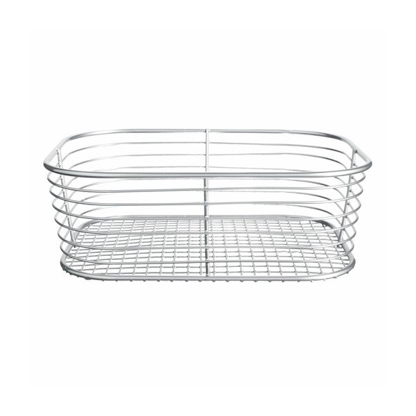 Cestino portaoggetti argento , 23,8 x 18,4 cm Vienna - iDesign