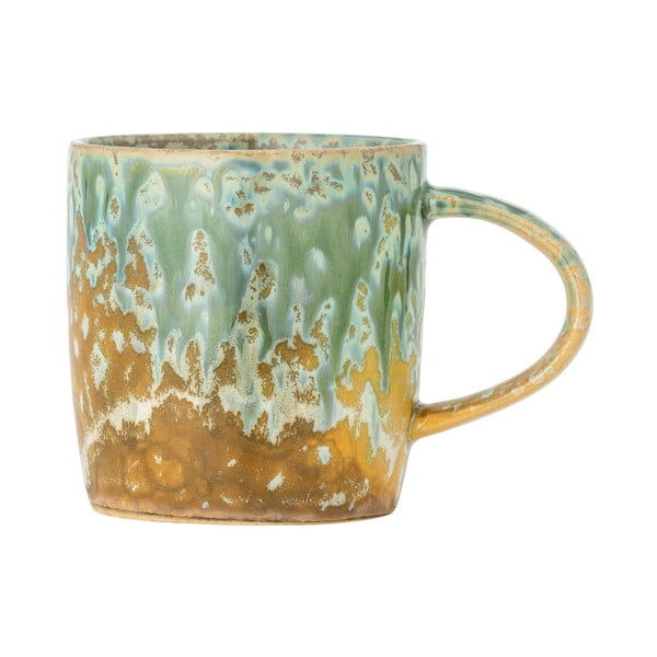 Tazzina gialla e verde chiaro in gres 400 ml Milani – Bloomingville-image-4