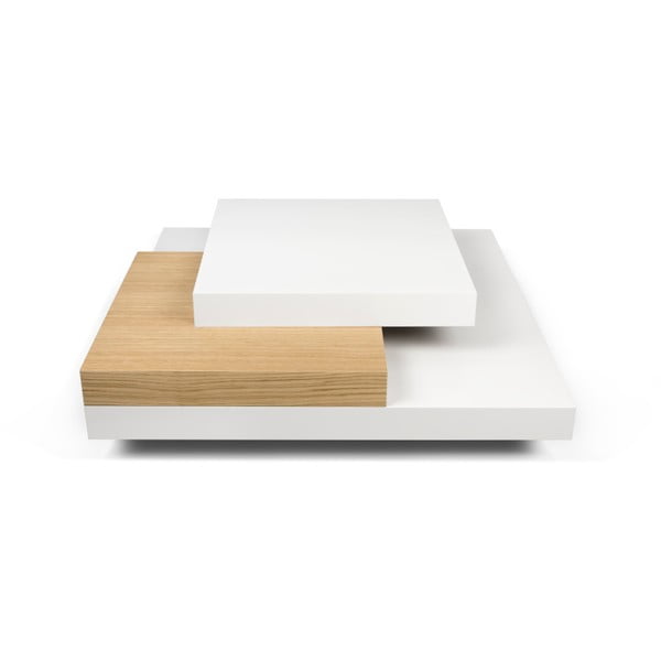 Tavolino bianco 90x90 cm Slate - TemaHome-image-4