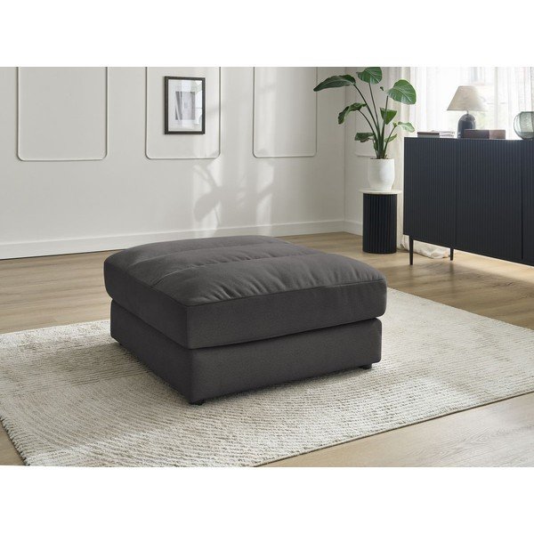 Poggiapiedi nero con rivestimento in velluto Sierra – Bobochic Paris-image-1