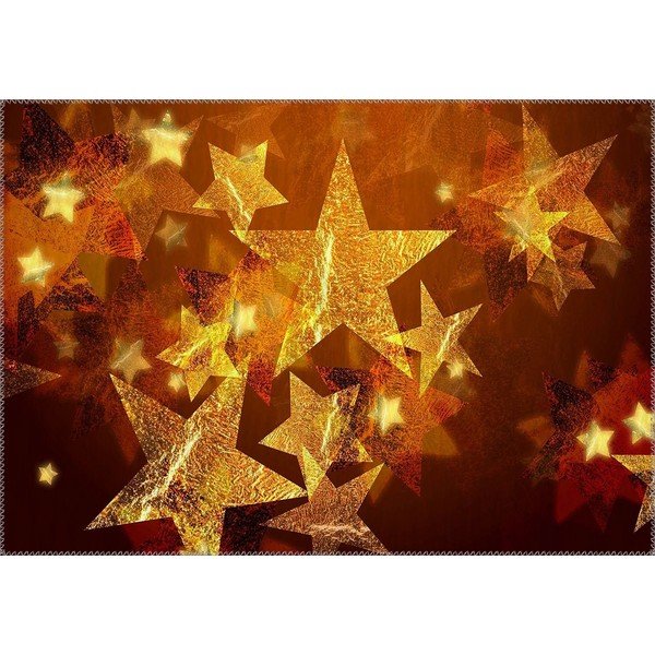 Koberec Vitaus Christmas Period Sparkling Stars, 50 x 80 cm