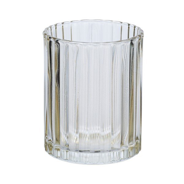 Bicchiere in vetro beige per spazzolini da denti Vetro - Wenko