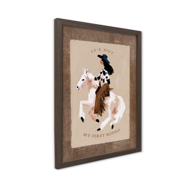 Dipinto stampato con cornice inclusa 30x40 cm Rodeo – Styler-image-4